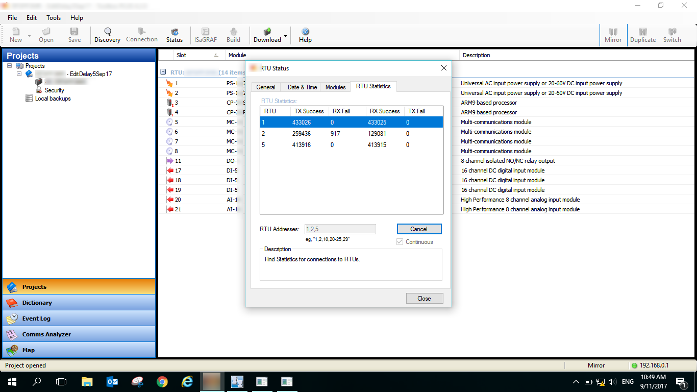 RTU Config